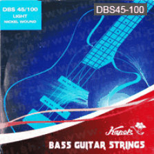 紅棉牌電貝司DBS45-100彩盒真空包裝標(biāo)準(zhǔn)型紅棉電貝司套弦