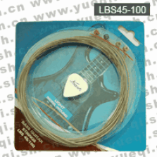 紅棉牌電貝司-LBS45-100簡易吸塑包裝含撥片標(biāo)準(zhǔn)型紅棉電貝司鋼絲套弦